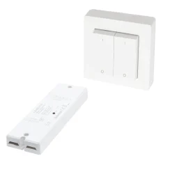 2-osainen säädin- ja himmenninsetti Limente Smart 557 Greenline 24V IP20 valkoinen