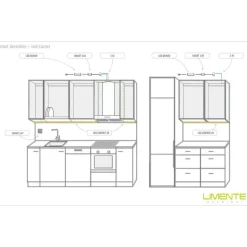 2-osainen säädin- ja himmenninsetti Limente Smart 557 Greenline 24V IP20 valkoinen