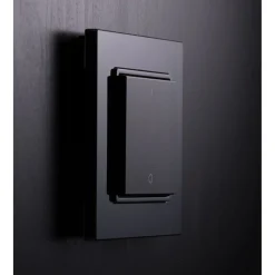 Painonappi-himmennin FTLIGHT Perfect 12-36 V DC seinäasennus 86x86x13 mm musta