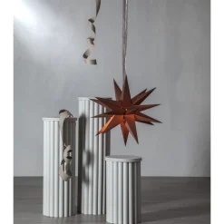 Paperitähti Star Trading December Ø45 cm beige