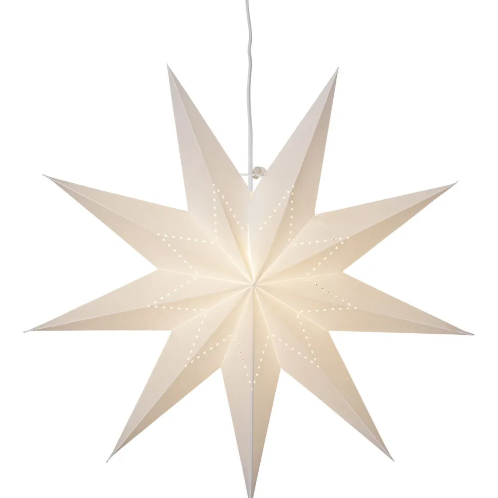Paperitähti Star Trading Lysa, 60cm, valkoinen