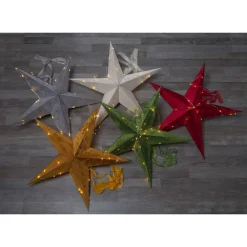 Paperitähti Star Trading Velvet Ø600x210mm kulta