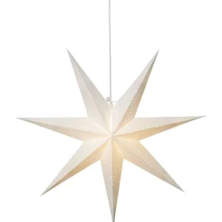 Paperitähti Star Trading Lysa, 70cm, valkoinen