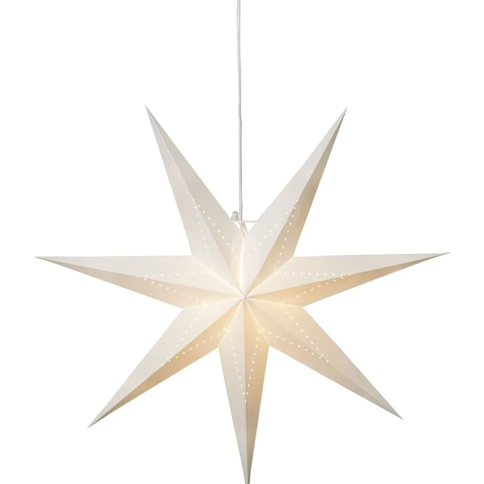 Paperitähti Star Trading Lysa, 70cm, valkoinen