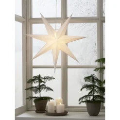 Paperitähti Star Trading Lysa, 70cm, valkoinen