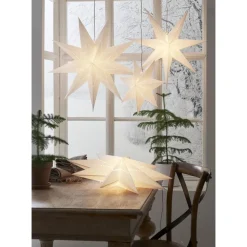Paperitähti Star Trading Lysa, 70cm, valkoinen