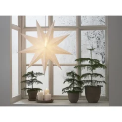 Paperitähti Star Trading Lysa, 80cm, valkoinen