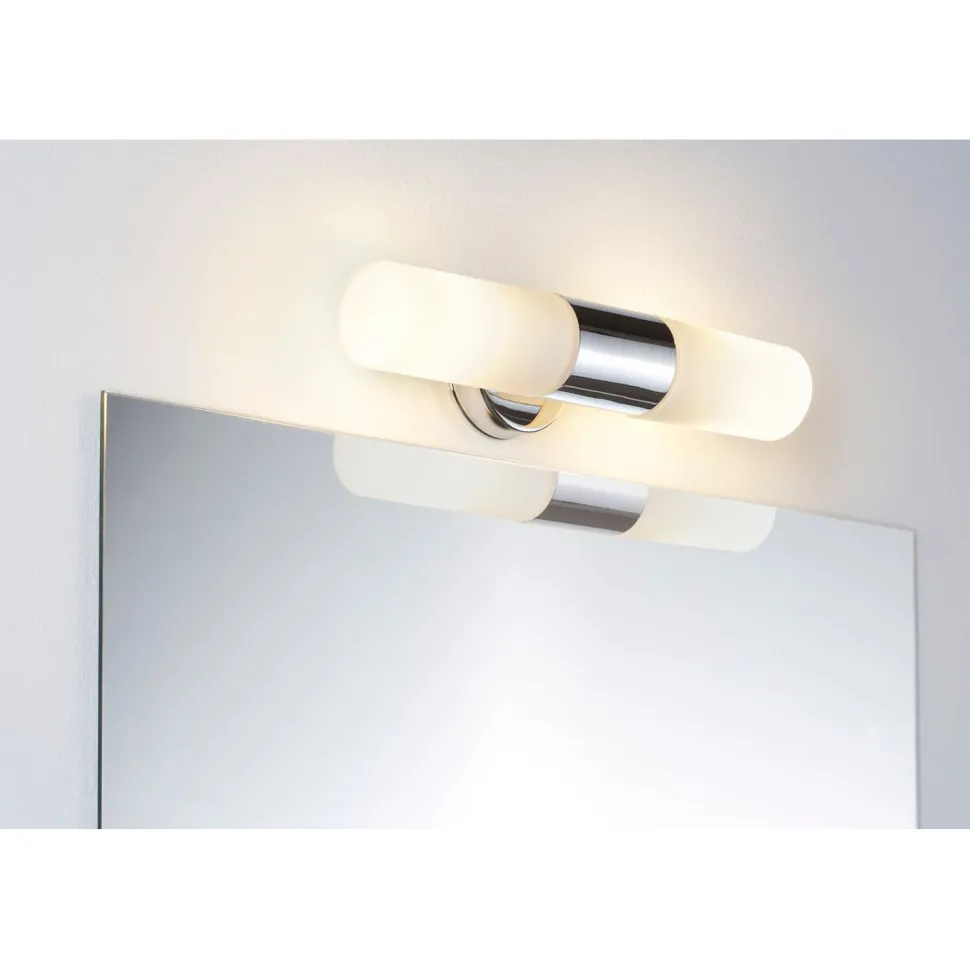 Peilivalaisin Lenia 330x80x105 mm kromi/opaakki IP44