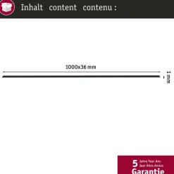 Peiteprofiili Paulmann Linion suora 1000mm valkoinen