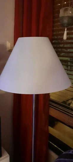 Pellavavarjostin Sessak Kash Ø40cm valkoinen