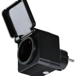 Pistokeliitin ulkokäyttöön Paulmann Smart Plug, IP44, musta