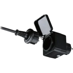 Pistokeliitin ulkokäyttöön Paulmann Smart Plug, IP44, musta