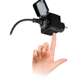Pistokeliitin ulkokäyttöön Paulmann Smart Plug, IP44, musta