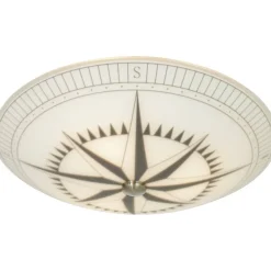 Plafondi Aneta Lighting Kompass Ø42cm valkoinen/musta