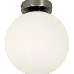 Plafondi Aneta Lighting Lido IP23 Ø 200x225 mm valkoinen, kromi