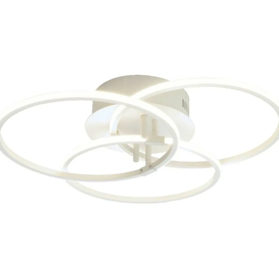 Plafondi Aneta Lighting Ringo 3-osainen valkoinen