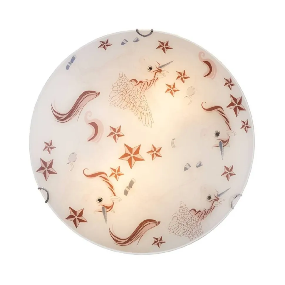 Plafondi Globo Natalie Ø40cm 60W valkoinen