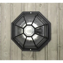 Plafondi Noor Monza Ø283x150 mm musta