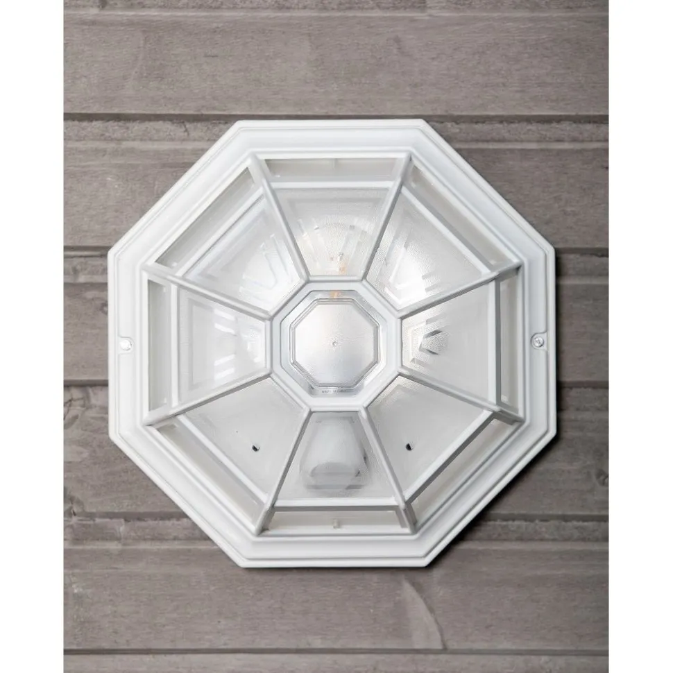Plafondi Noor Monza Ø283x150 mm valkoinen