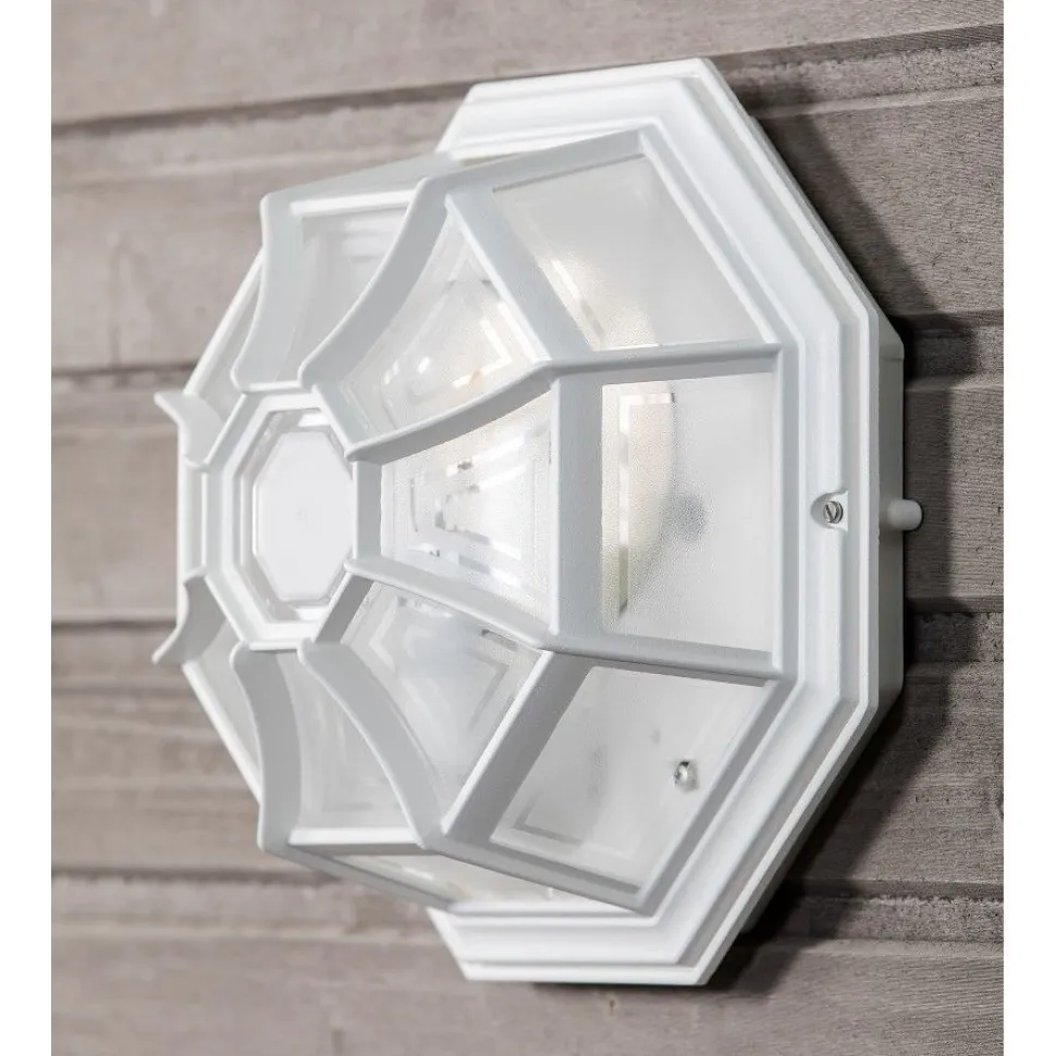 Plafondi Noor Monza Ø283x150 mm valkoinen