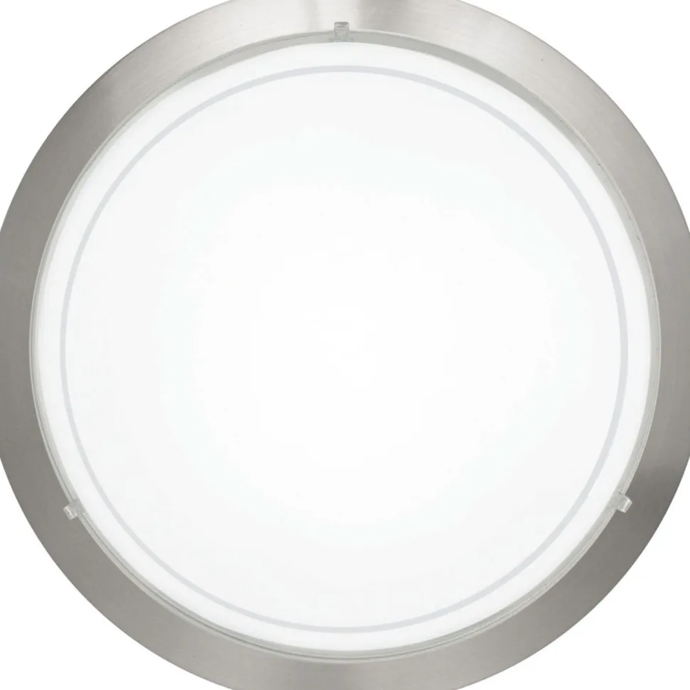 Plafondi Planet 1 Ø 290 mm valkoinen/harjattu teräs