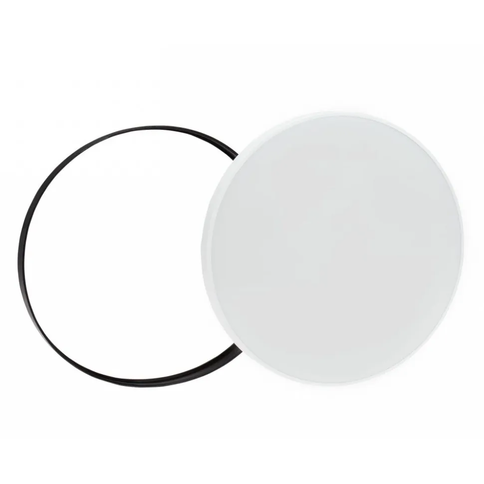 Plafondi Spectrum Nymphea Black & White Ø320mm 24W 115° CCT 3000/4000/6000K IP54 valkoinen/musta