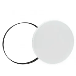 Plafondi Spectrum Nymphea Black & White Ø250mm 18W 115° IP54 3000K valkoinen/musta