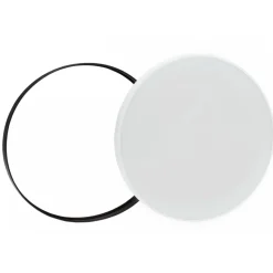 Plafondi Spectrum Nymphea Black & White Ø250mm 18W liiketunnistimella 115° IP54 3000K valkoinen/musta