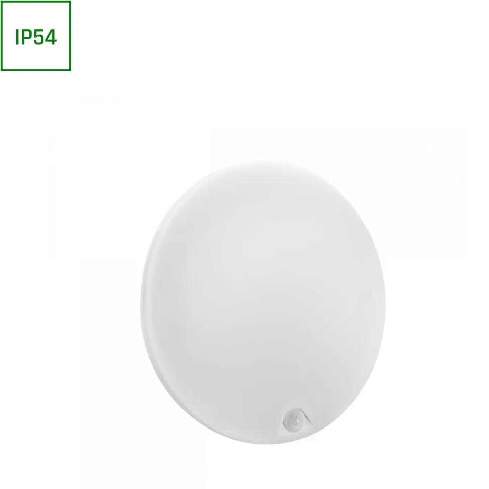 Plafondi Spectrum Nymphea Proxi Ø300mm 18W liiketunnistin 120° IP54 4000K valkoinen