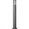 Pollarivalaisin Airam Park P max 60W E27 Ø100x920 mm IP44 harmaa/kirkas