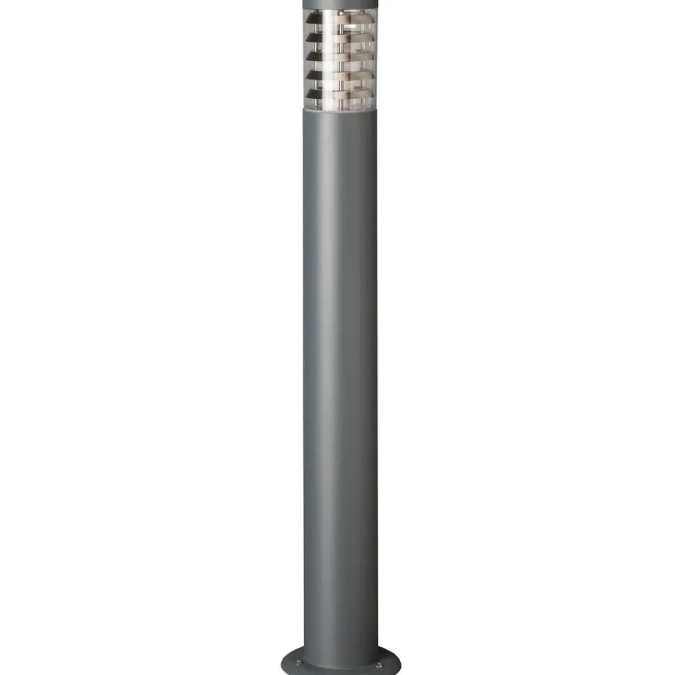 Pollarivalaisin Airam Park P max 60W E27 Ø100x920 mm IP44 harmaa/kirkas