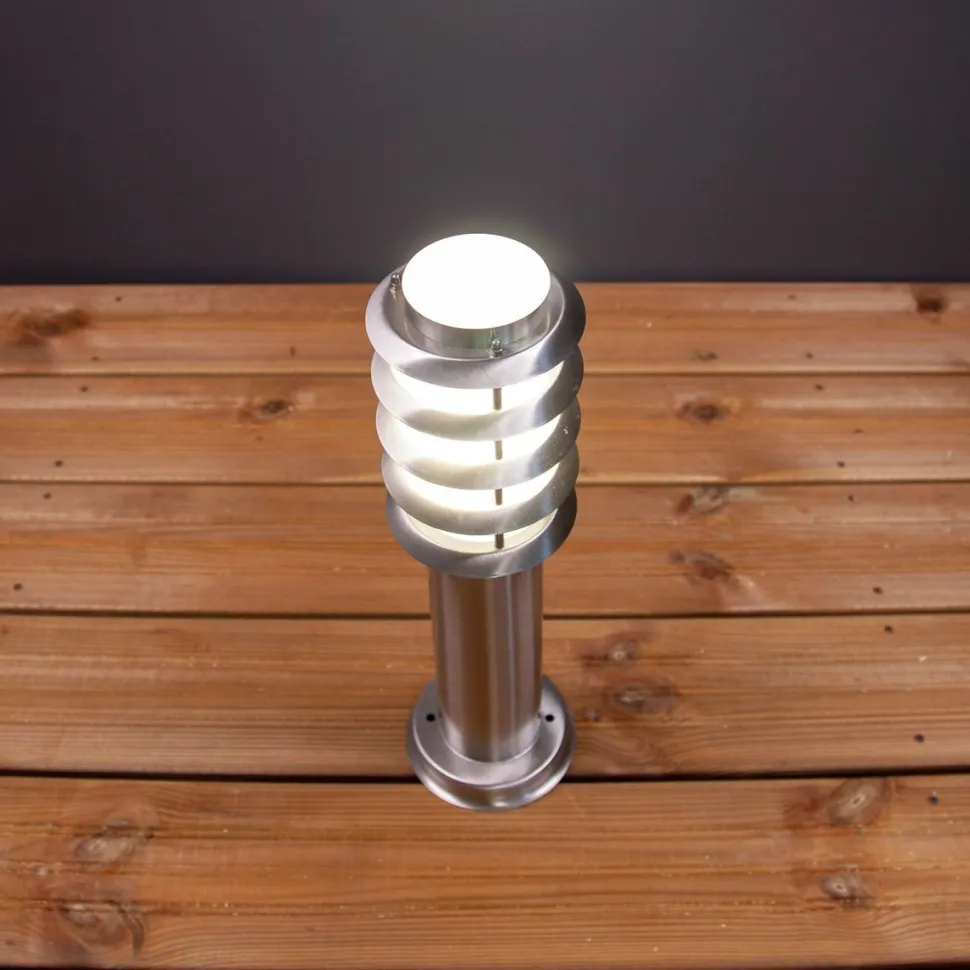 Pollarivalaisin LED Energie E27 60W IP44 ruostumaton teräs