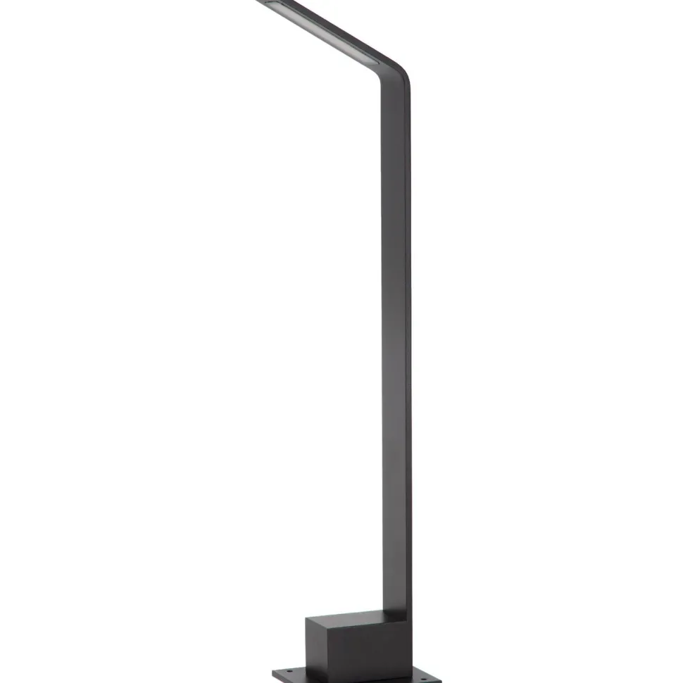 Pollarivalaisin Lucide Lawford, 9.5x15x60cm, IP54, 6W, musta