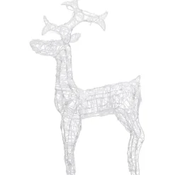 Poro joulukoriste, 90 LED-valoa, 60x16x100cm, akryyli