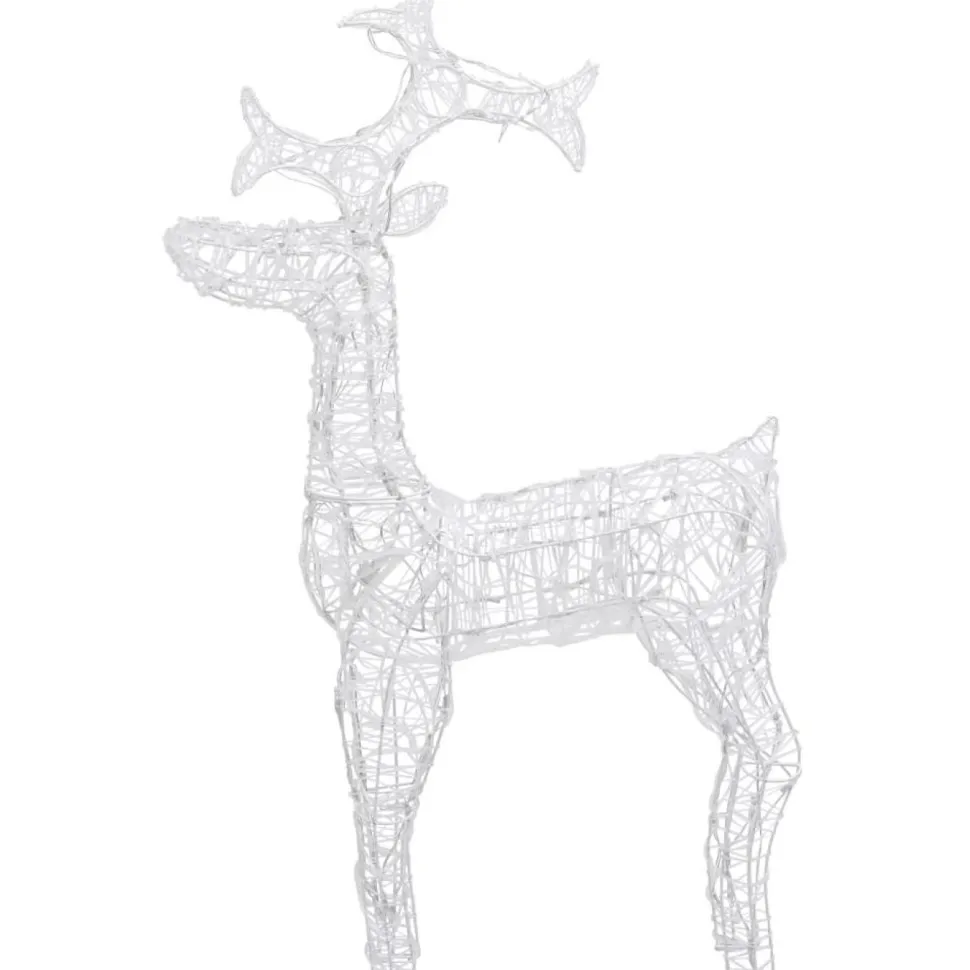 Poro joulukoriste, 90 LED-valoa, 60x16x100cm, akryyli