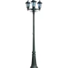 Preston puutarhan valotolppa 3-lyhtyä korkeus 215 cm