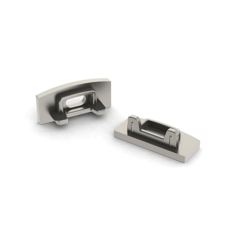 Päätykappale reiällä Slimline 7 R asennusprofiiliin