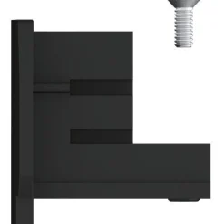 Päätysuoja Paulmann ProRail3, 35x31.5mm, musta