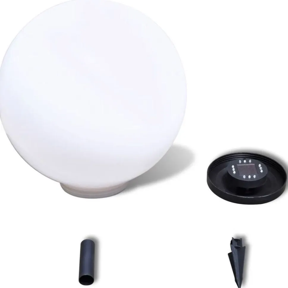Puutarha aurinkovalaisin pallovalo led 50cm 1kpl maapiikillä