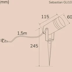 Puutarhaspotti Llitt Sebastian, antrasiitti
