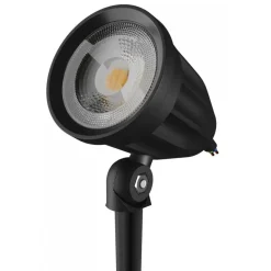 Puutarhaspotti Spectrum Flori Ligero 6W 3000K 40° IP65 53x66x67mm + 145mm maapiikki musta