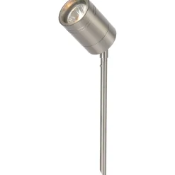 Puutarhaspottivalaisin Lucide Arne-LED Ø6.3 cm 1x5W IP44 satiinikromi