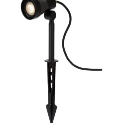 Puutarhaspottivalaisin Lucide Spike 1x5W IP54 musta