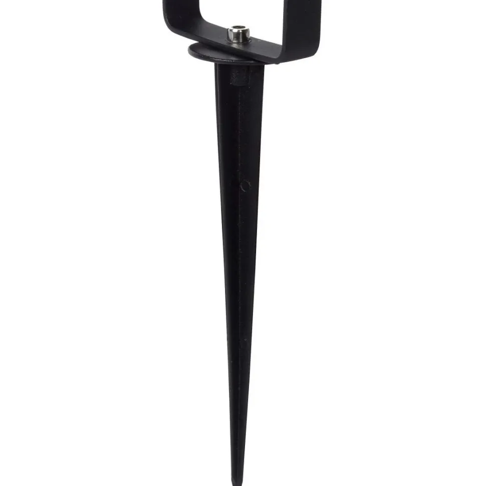 Puutarhavalaisin Lucide Taylor Ø10cm, 1xGU10, IP65, musta