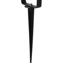 Puutarhavalaisin Lucide Taylor Ø10cm, 1xGU10, IP65, musta