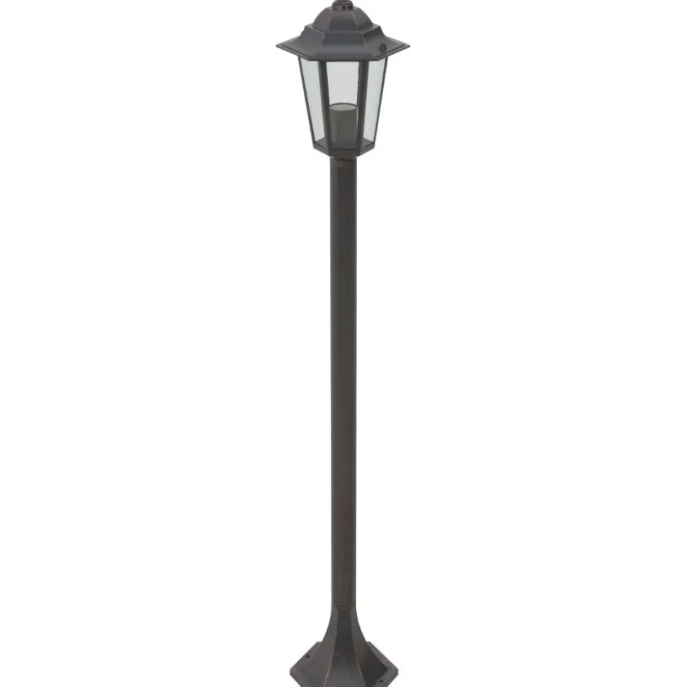 Pylväsvalaisimet puutarhaan 6 kpl e27 110cm alumiini pronssi