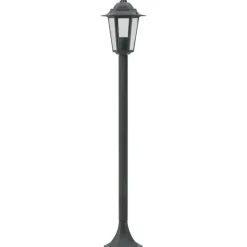 Pylväsvalaisimet 6 kpl e27 110 cm alumiini tummanvihreä