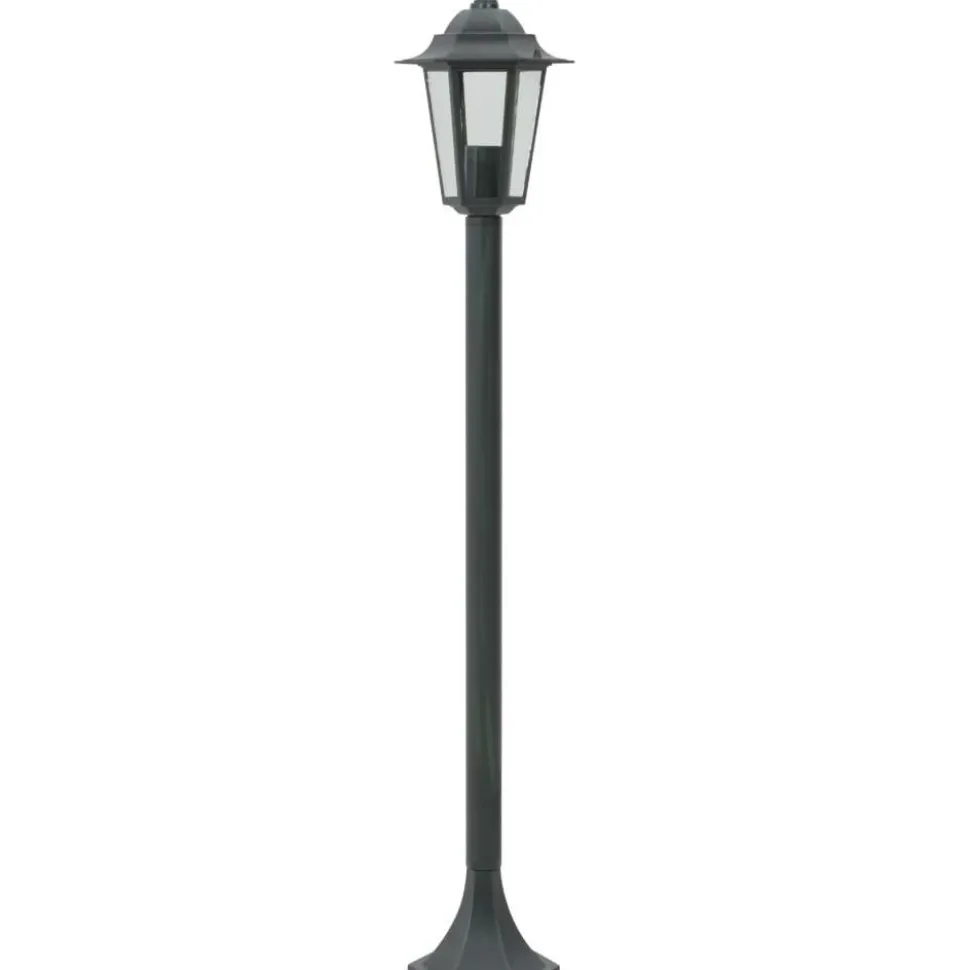 Pylväsvalaisimet 6 kpl e27 110 cm alumiini tummanvihreä