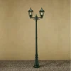 Pylväsvalaisin Konstsmide Firenze 7234-600 250x630x2200 mm 2-haarainen vihreä