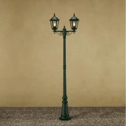 Pylväsvalaisin Konstsmide Firenze 7234-600 250x630x2200 mm 2-haarainen vihreä